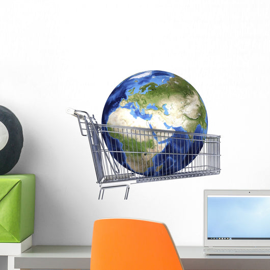 Planet Earth inside Supermarket Africa Wall Decal