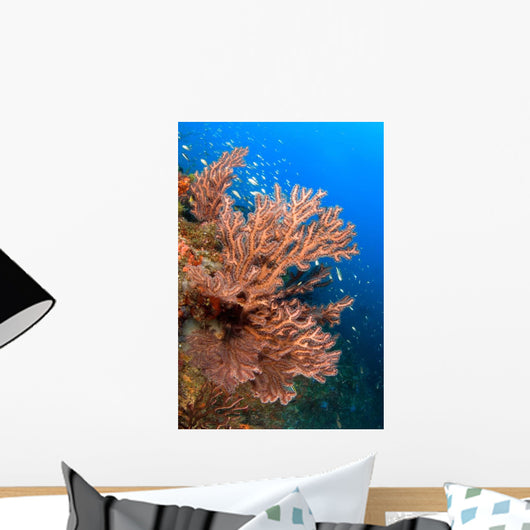 Gorgonian Reefscape Caribbean Sea Wall Decal