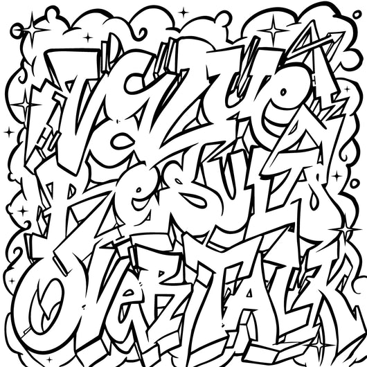Value Results Over Talk Coloring Page Decal