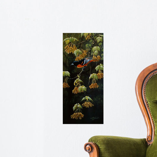 Forest Flame Baltimore Oriole Wall Decal