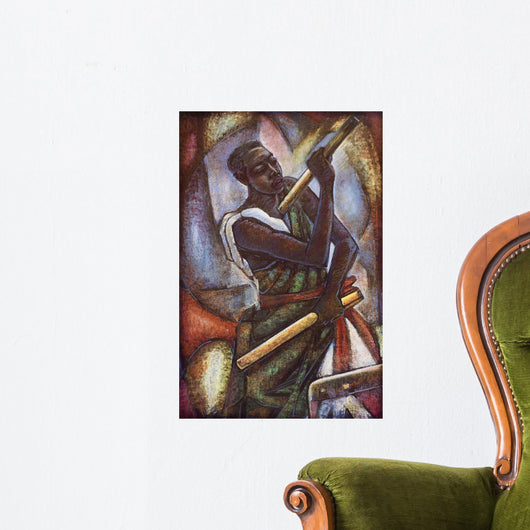 African Drummer Wall Mural