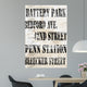 Over and under NYC Wall Decal