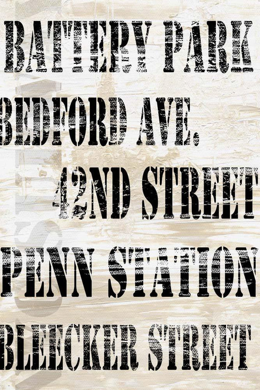 Over and under NYC Wall Decal