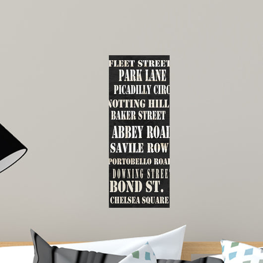 London Streets Wall Decal