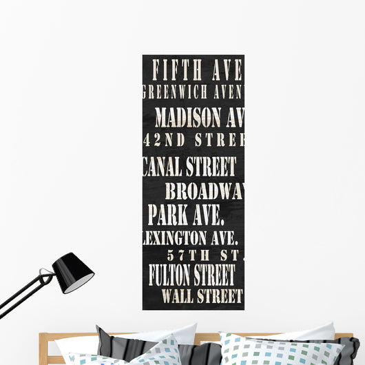 NYC Streets Wall Decal