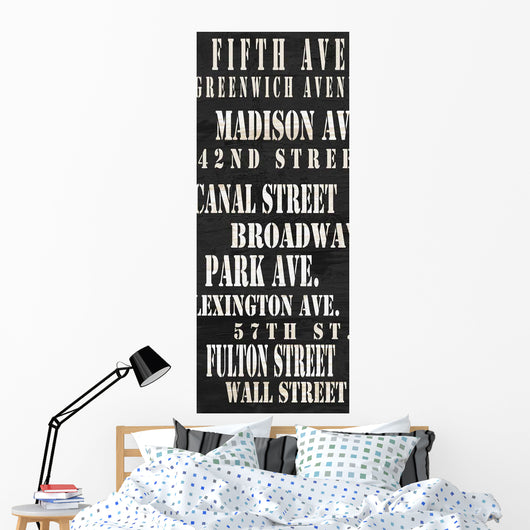 NYC Streets Wall Decal