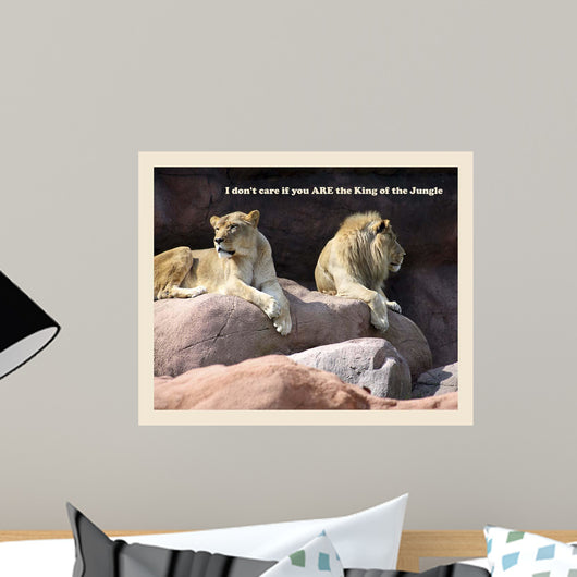 King Jungle Lion Wall Decal