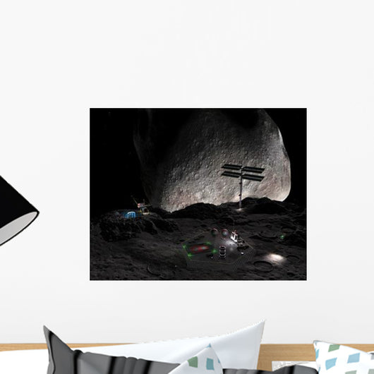 Artist's Concept Mining Settlement Wall Decal