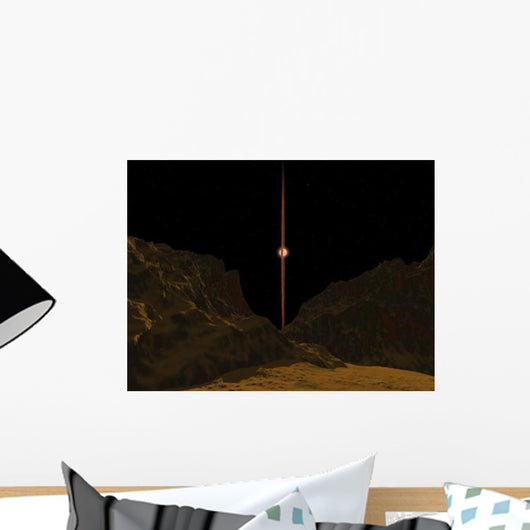 Across Hypothetical Primitive Alien Wall Decal Design 1