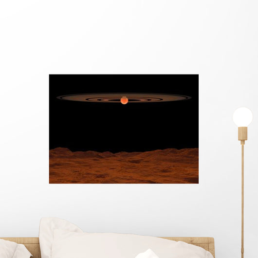 Across Hypothetical Barren Alien Wall Decal