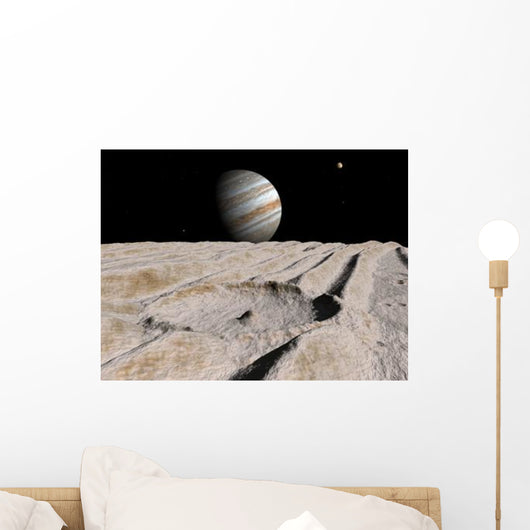 Artist's Concept Impact Crater Wall Decal