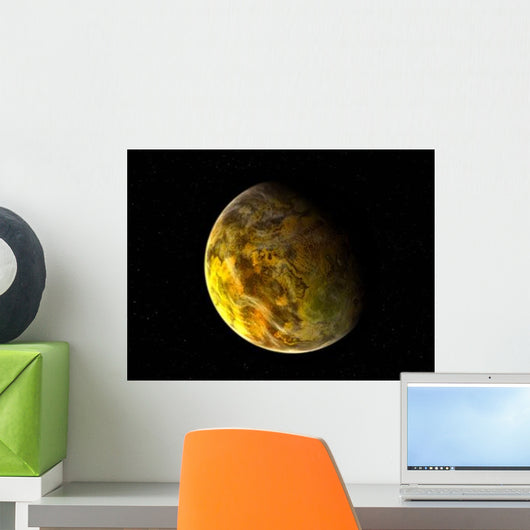 Illustration Rocky and Variegated Wall Decal