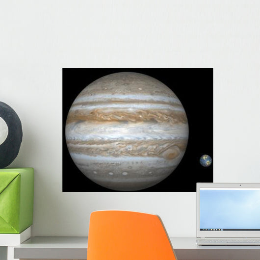 Artist's Concept Comparing Size Wall Decal Design 2
