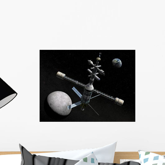 Artist's Concept Lunar Cycler Wall Decal Design 2