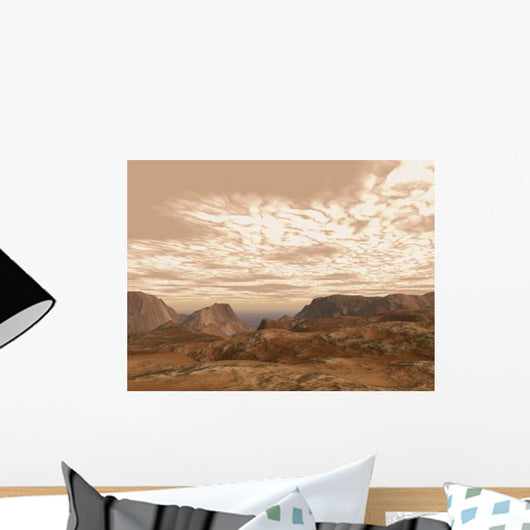 Artist's Concept from atop Wall Decal