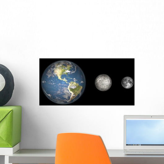 Artist's Concept Earth Mercury Wall Decal