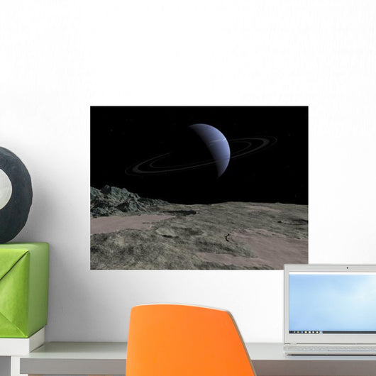 Illustration Gas Giant Neptune Wall Decal