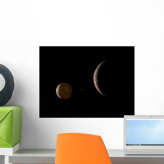 Artist's Concept Pluto and Wall Decal