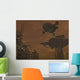 Illustration Spacecraft and Astronauts Wall Decal