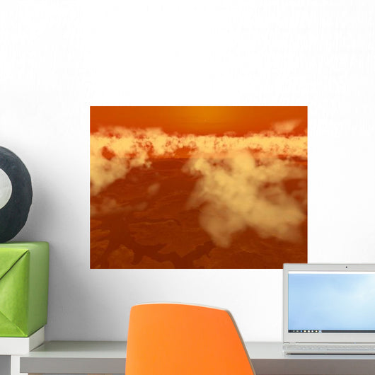 Artist's Concept Methane Clouds Wall Decal
