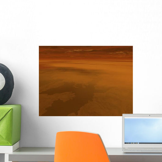 Artist's Concept Surface Saturn's Wall Decal Design 2