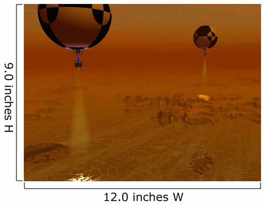 Pair Balloon-borne Probes Leisurely Wall Decal