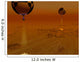 Pair Balloon-borne Probes Leisurely Wall Decal