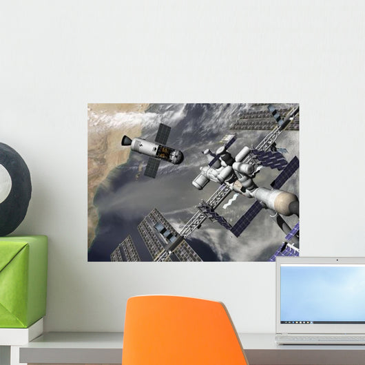 Artist's Concept Trans-lunar Space Wall Decal
