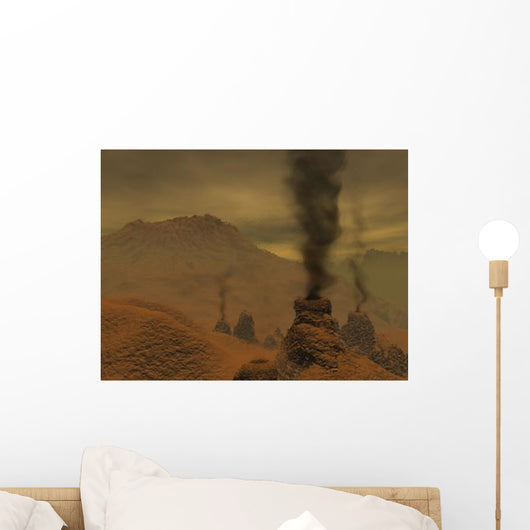 Artist's Concept Volcanic Activity Wall Decal
