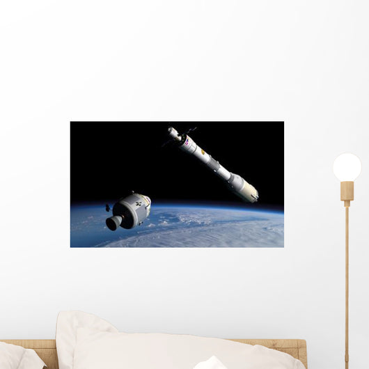 Command Module Approaches Awaiting Wall Decal Design 1