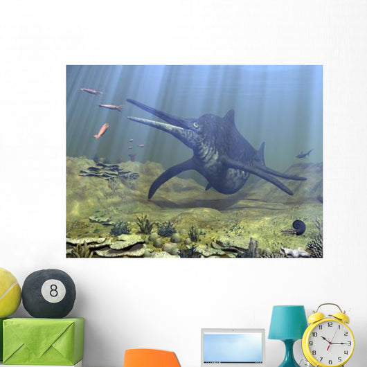 Massive Shonisaurus Attempts to Wall Decal