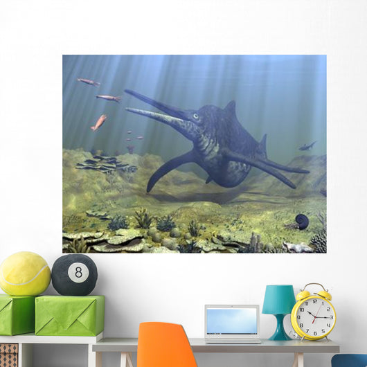 Massive Shonisaurus Attempts to Wall Decal