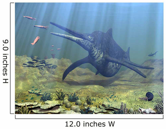 Massive Shonisaurus Attempts to Wall Decal