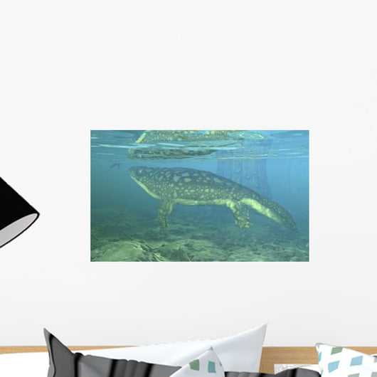 Late Devonian Period Ichthyostega Wall Decal