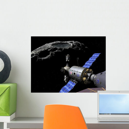 Manned Maneuvering Vehicle Undocks Wall Decal
