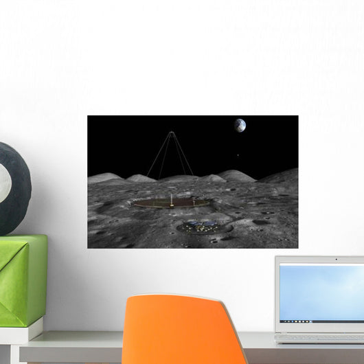 Giant Liquid Mirror Telescope Wall Decal