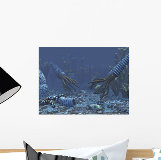 Squid-like Orthoceratites Attempt to Wall Decal
