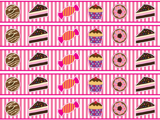 Candy and Cake Wallpaper Wall Decal Sticker Set Wall Decal