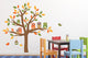 Autumn Owl Tree Wall Decal Sticker Set Wall Decal