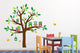 Green Owl Tree Wall Decal Sticker Set Wall Decal