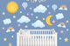 Dreamy Sun Moon Stars Wall Decal Sticker Set Wall Decal