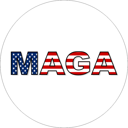 MAGA Round Sticker