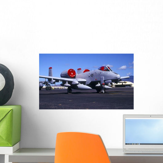 A-10 Thunderbolt Ii Parked Wall Decal
