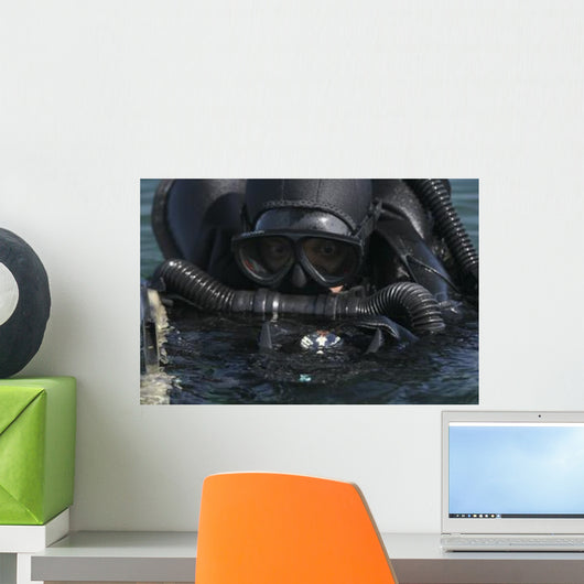 Navy Seal Combat Swimmer Wall Decal Design 1