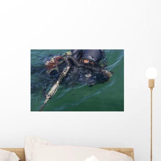 Navy Seal Combat Swimmer Wall Decal
