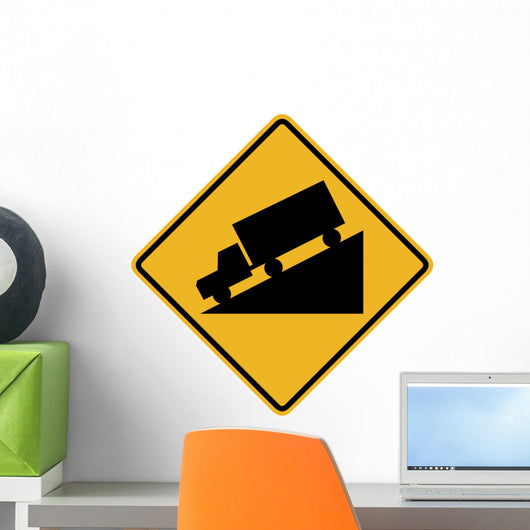 Hill Symbol Sign Wall Decal
