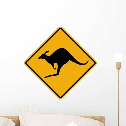 Kangaroo Symbol Sign Wall Decal