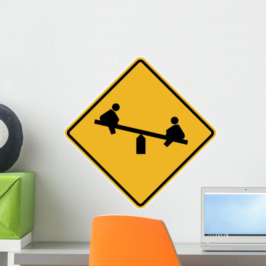 Playground Symbol Sign Wall Decal