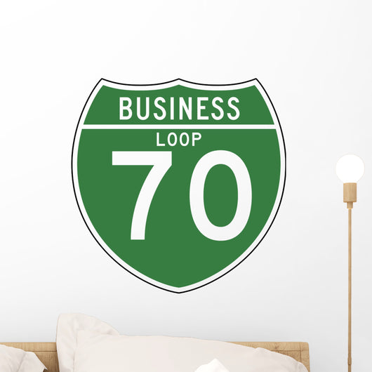 Interstate Business Loop Sign Wall Decal