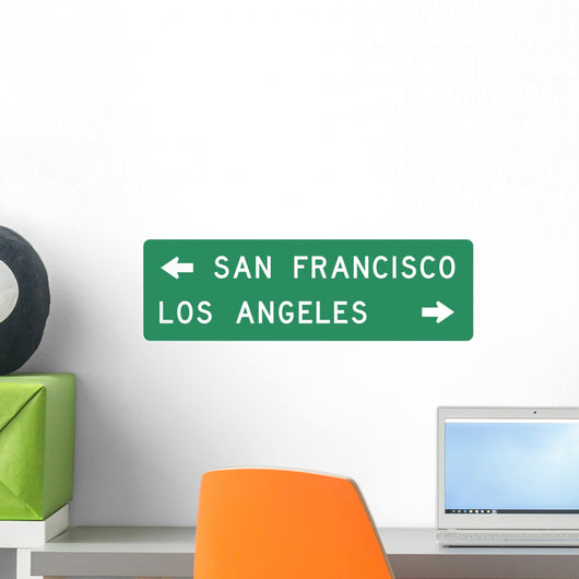 Destination Sign Dual Wall Decal